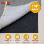 Hold-a-Rug Plush 2'6 x 11' Nonskid, Nonslip Rug Pad, Reversible Gripper - Image 2