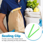 PATIKIL Sealing Clips 4.3 Inch, 10 Pack Reusable Plastic Bag Clip Clamp Sealer - Image 5
