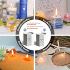 Orange Scented Pearled Candle 18oz Luxury Sand Candle Granulated Wax - Image 4