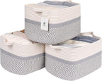 Medium and Large Woven Basket//With Handle, Used by Laughbird