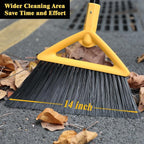 Heavy Duty Commercial Broom, Upgraded Angle Broom - Image 2