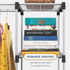 Whitmor Modern Industrial Wardrobe - Image 6