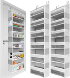 HOMELUX THEORY 2 PC Heavy Duty Over the Door Organizer 55x14x6.7, 6 Large Front by HomeluxTheory