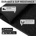 2′ x 23′ Front Door Mat Indoor Outdoor Entrance, Commercial Floor Mat Heavy - Image 7