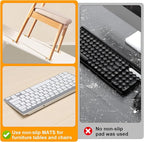CHUNZEXI Non Slip Furniture Pads 12 PCS 4" x 1", Self Adhesive Rubber Grippers - Image 3