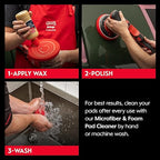 Griot's Garage 5.5” Red Foam Waxing Pads - Image 4