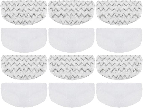 12 Pack Steam Mop Replacement Pads Compatible by Jirmory