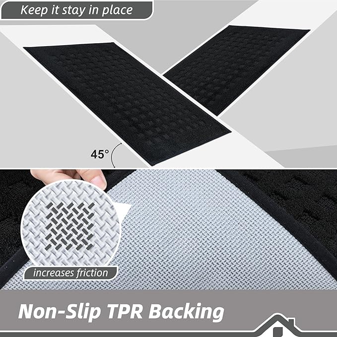 BEQHAUSE Waffle Door Mats Indoor 20"x32", Dog Mat - Image 5