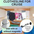 Magnetic Clothesline for Cruise Ship Cabin Approved - Image 3