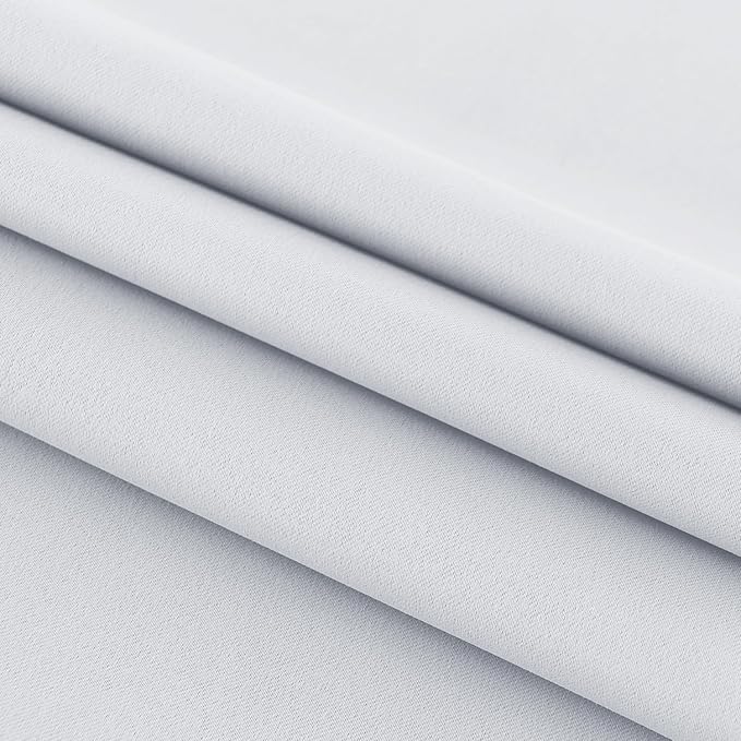 DWCN French Door Curtains – Rod Pocket Thermal Blackout Curtain - Image 5