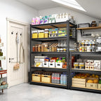 5-Tier Storage Shelves, 1980LBS Adjustable Pantry Shelves, Metal Shelving Unit - Image 7