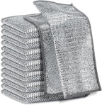 Multipurpose Wire Miracle Cleaning Cloths, Magnifying Wire Dishwashing Rags by Unknown