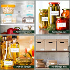 500 Removable Freezer Labels, 2x3 inches Water Oil Waterproof Stickers to Write - Image 5