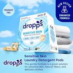 Dropps Sensitive Skin Laundry Detergent Pods, Unscented - Image 2