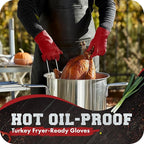 KITCHEN PERFECTION Silicone Smoker Oven Gloves - Image 5