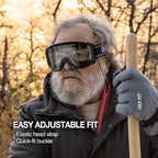 DEX FIT Protective Safety Goggles SG220B; Anti Fog & Scratch, Z87 Eye Protection - Image 7