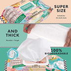 6 Packs Surface Cleaning Wipes Bleach Free, Thick & Large Dispose, All-Purpose - Image 3