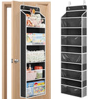 JARLINK Toy Stuffed Animal Storage, Over The Door Organizer W/Clear View Windows by JARLINK