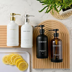 Glass Soap Dispenser Set by Janxin, Bathroom Soap Dispenser Set - Image 7
