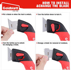 Goldblatt Caulk Remover Tool, Grout Removal Tool, Caulking Tool, Silicone - Image 3