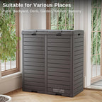 EAST OAK 76 Gallon Outdoor Trash Can | Waterproof Resin Garbage Can - Image 5
