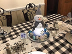 Waterproof Checkered Tablecloth Fabric - Image 2