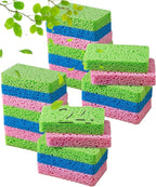 METUUTER 24-Count Cleaning Scrub Sponge- Compressed Cellulose Sponges by METUUTER
