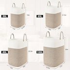 Woven Laundry Basket for Clothes, 80L Large Rectangle Laundry Hampers - Image 8