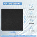 Non-Slip Bathtub Mat, Anti Slip Shower Mat, Fast Drying Bathtub Mats, Foot - Image 2