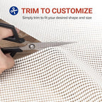 Non-Slip Rug Pad Gripper 2.5x12 Feet, Anti Skid Mat - Image 3