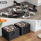 Lifewit Shoe Storage Organizer for Closet Fits 12-16 Pairs, Fabric Large Shoe - Image 7