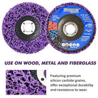 14 Pack Paint Eater Strip Disc Angle Grinder Rust Removal Disc Paint Stripper - Image 4