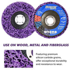 7 Pack Paint Eater Strip Disc Angle Grinder Rust Removal Disc Paint Stripper - Image 5