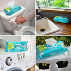 Single Surface Wipes with Bleach, Thick & Large Dispose, All-Purpose Cleaner - Image 4