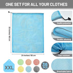 Berlune 36 Pcs Large Laundry Bag Colorful Extra Large Mesh Laundry Bag Bulk - Image 2