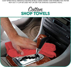 ZUPERIA Cotton Shop Towel – Multipurpose Cleaning Cloths Reusable Shop Rags - Image 7