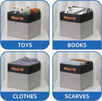 Temary 11 x 11 Cube Storage Bins Fabric Storage Cubes - Image 4