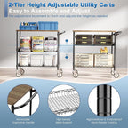Leteuke Rolling Kitchen Carts - Image 4