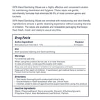 SIPA Hand Sanitizing Wipes 100 WIPES/CANISTER, Soft Textured Wipes, Fresh - Image 4