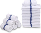 GOLD TEXTILES 120 PC New Cotton Blend White Restaurant Bar Mops Kitchen Towels - Image 5