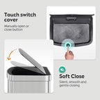 WLIVE 16 Gallon Motion Sensor Trash Can, 60 Liter Automatic Kitchen Trash Can - Image 6