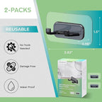 Hook LAB Self-Adhesive Shower Razor Holder, Removable & Reusable Waterproof - Image 7