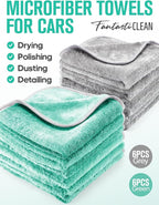 Fantasticlean Microfiber Car Detailing Towels, Car Drying Towel - Image 2