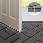 hicorfe Dirt Trapper Indoor Doormat, Non Slip Backing Washable Door Mats - Image 5