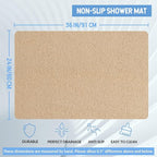 Non-Slip Bathtub Mat, Anti Slip Shower Mat, Fast Drying Bathtub Mats, Foot - Image 2