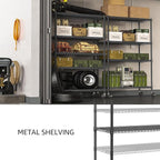 IZEUK Garage Shelving Wide Storage Shelves 5 Tier Metal Shelves 4000 LBS Heavy - Image 7