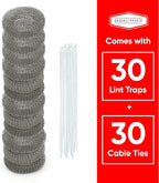 Washing Machine Lint Trap – Stainless Steel Hose Filter, Mesh Drain Catcher - Image 2