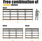 PrimeZone 8 Pack Heavy Duty Storage Shelves - Image 8