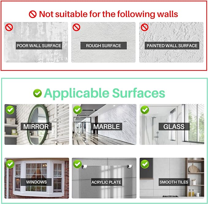 Antimbee Transparent Heavy Duty Suction Hooks, 5 Pack, Holds up to 11 lbs - Image 4