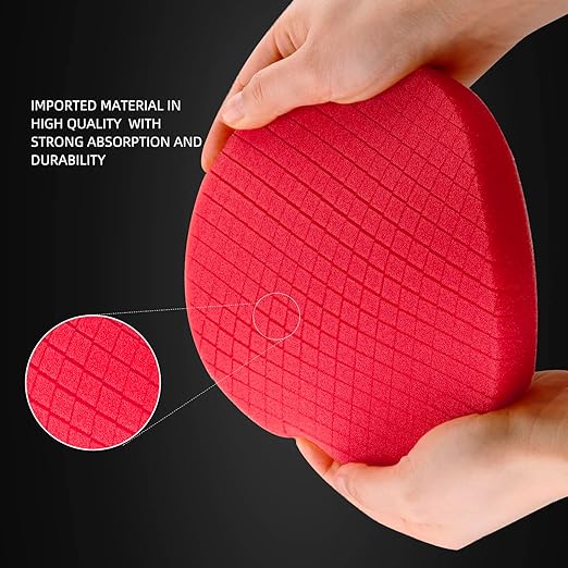 Red Finish Polish Pad, Polishing and Waxing - Image 3